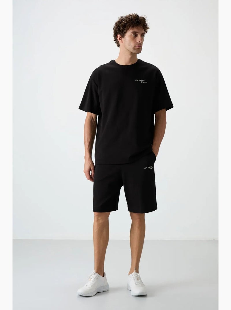 Conjunto de camiseta de manga corta oversize y shorts tommy Negro - Kiabi