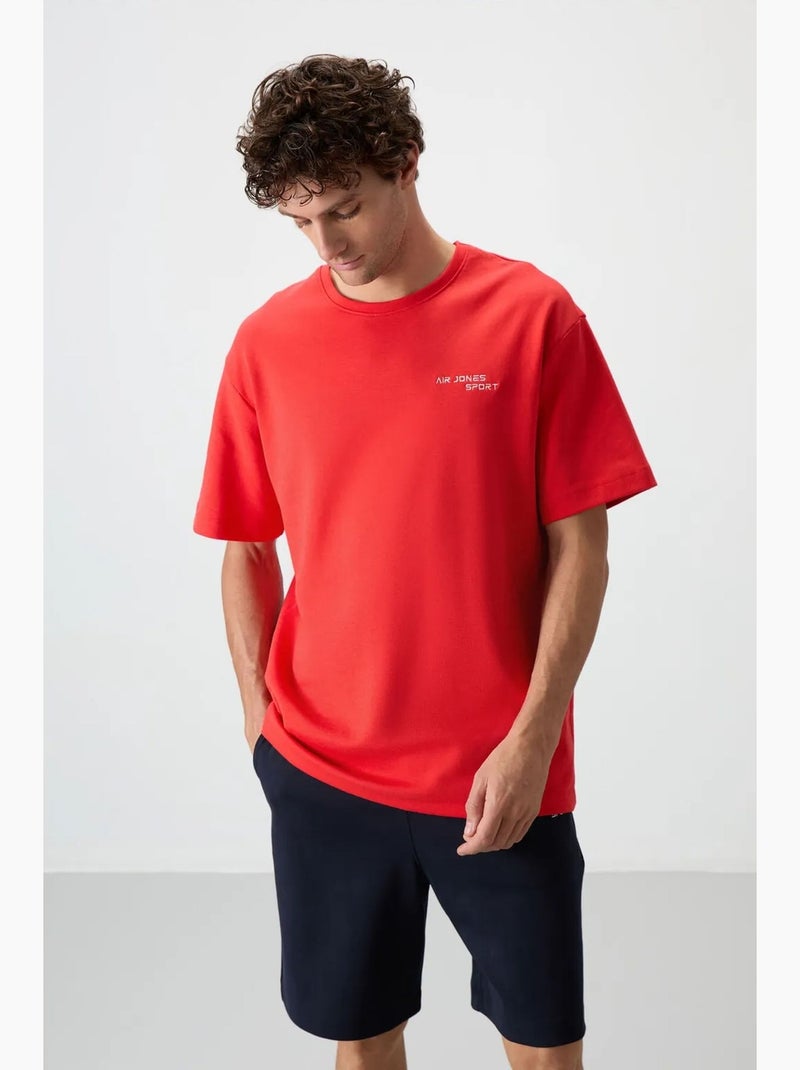 Conjunto de camiseta de manga corta oversize y shorts tommy Rojo - Kiabi