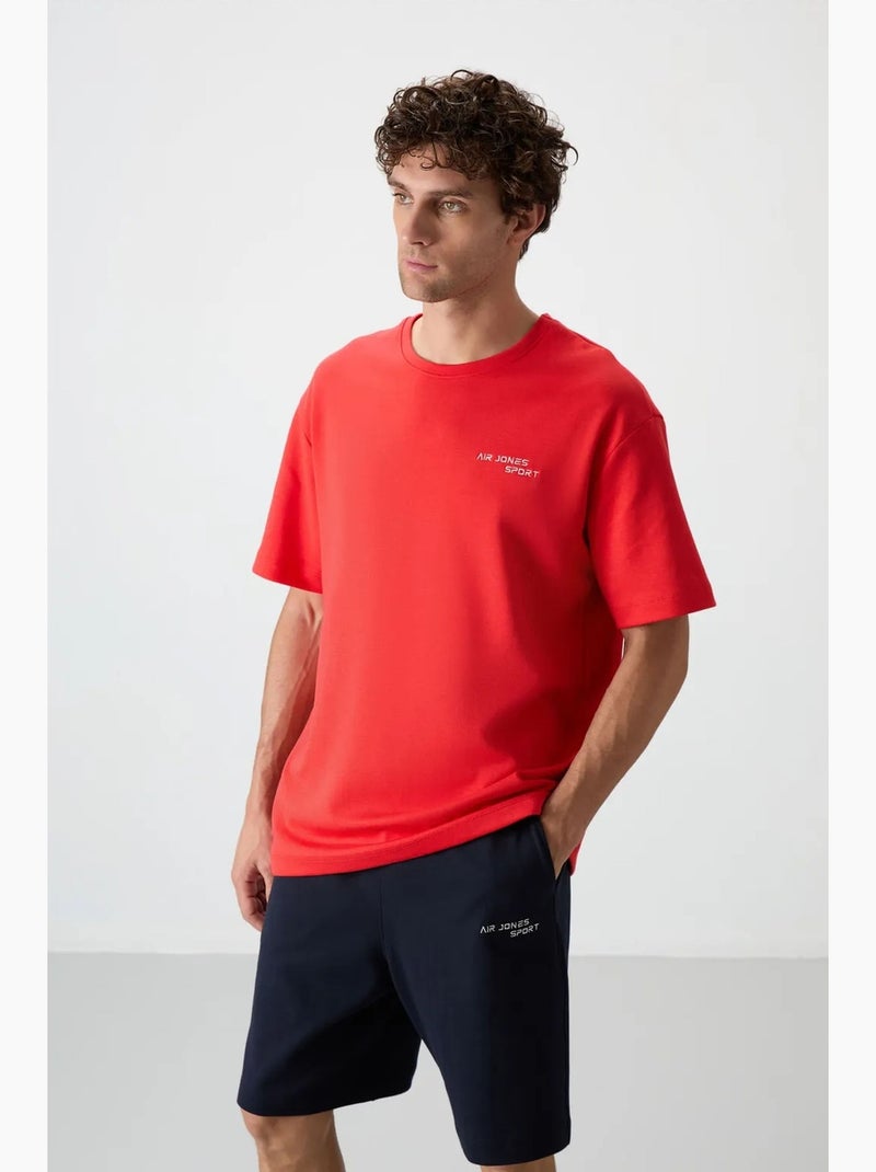 Conjunto de camiseta de manga corta oversize y shorts tommy Rojo - Kiabi