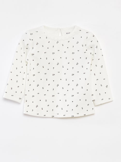 Conjunto de camiseta de manga larga + legging - 2 piezas - Kiabi