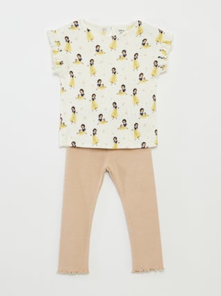 Conjunto de camiseta de punto + legging 'Disney' - 2 piezas
