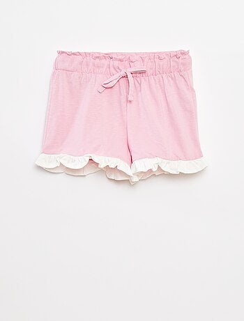 Conjunto de camiseta larga + pantalón corto 'Stitch'