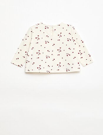 Conjunto de camiseta + legging de canalé - 2 piezas