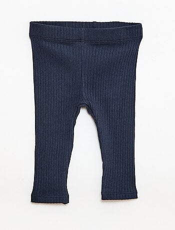 Conjunto de camiseta + legging de canalé - 2 piezas