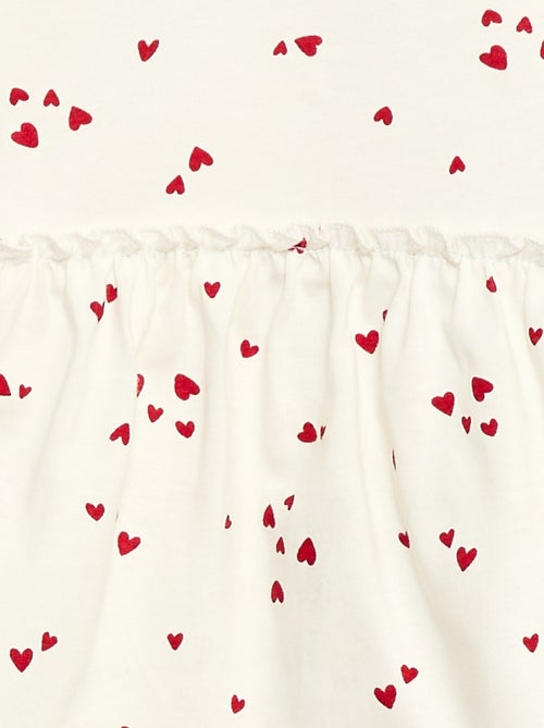 Conjunto de camiseta + legging de canalé - 2 piezas - Kiabi