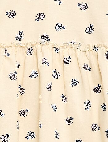 Conjunto de camiseta + legging de canalé - 2 piezas