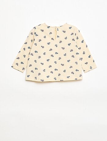 Conjunto de camiseta + legging de canalé - 2 piezas