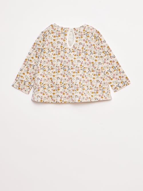 Conjunto de camiseta + legging de canalé - 2 piezas - Kiabi