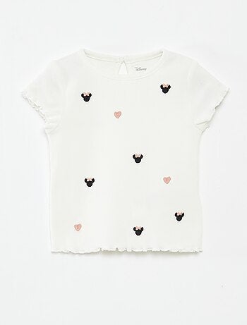 Conjunto de camiseta + legging de canalé 'Minnie' - Doble