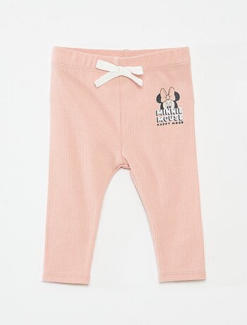 Conjunto de camiseta + legging de canalé 'Minnie' - Doble