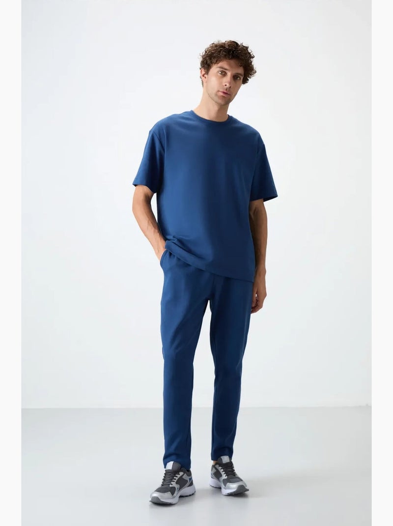 Conjunto de camiseta oversize y pantalón para hombre tommy Azul - Kiabi