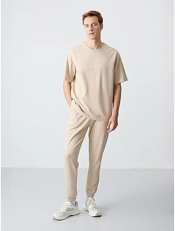 Conjunto de camiseta oversize y pantalón para hombre tommy