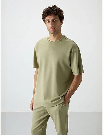 Conjunto de camiseta oversize y pantalón para hombre tommy