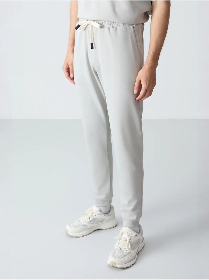 Conjunto de camiseta oversize y pantalón para hombre tommy Gris claro - Kiabi