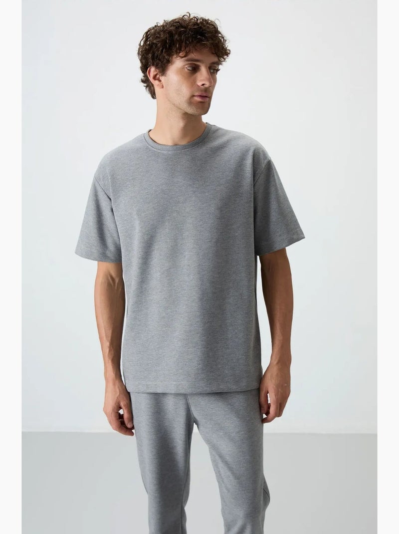 Conjunto de camiseta oversize y pantalón para hombre tommy Gris - Kiabi