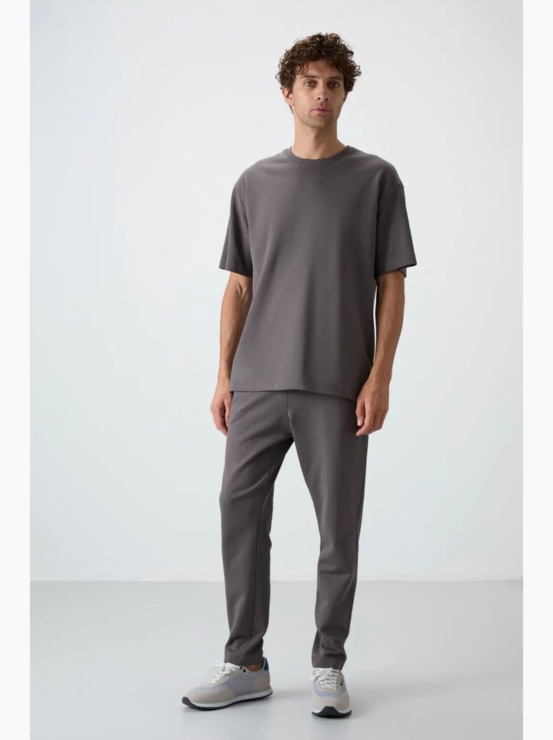 Conjunto de camiseta oversize y pantalón para hombre tommy Gris negro - Kiabi