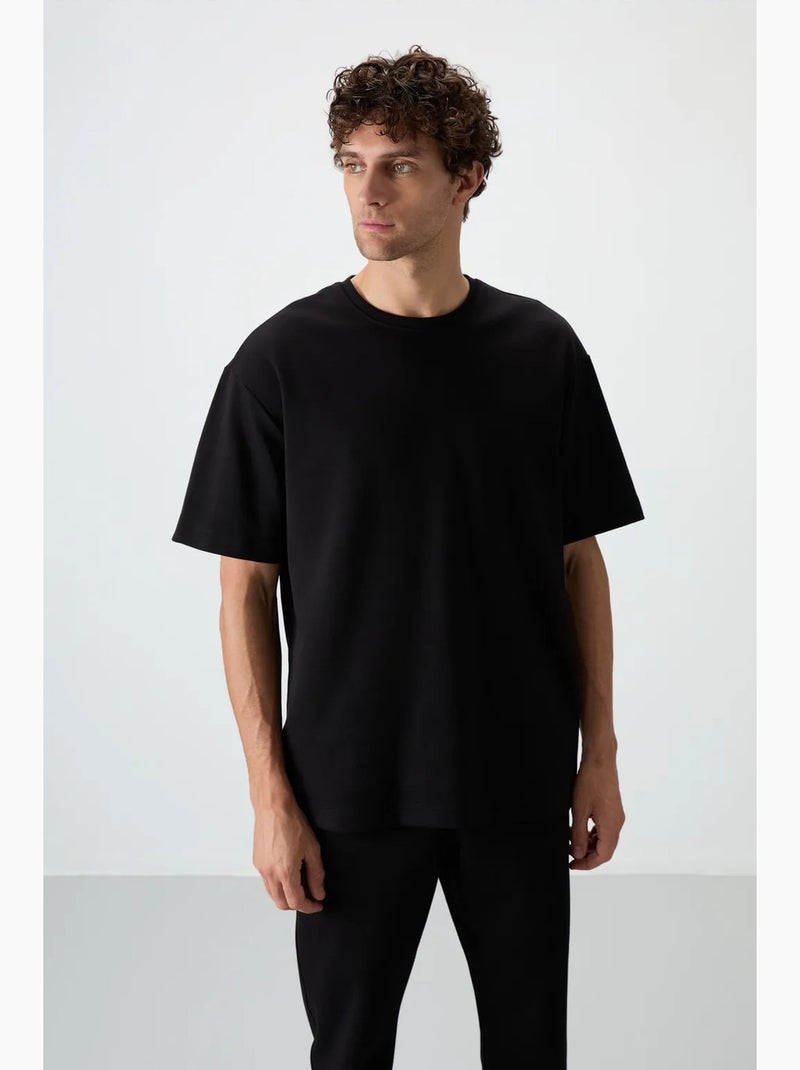 Conjunto de camiseta oversize y pantalón para hombre tommy Negro - Kiabi