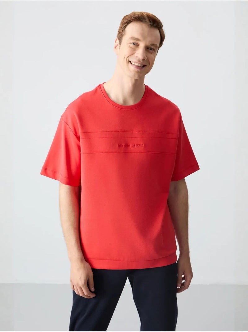 Conjunto de camiseta oversize y pantalón para hombre tommy Rojo - Kiabi