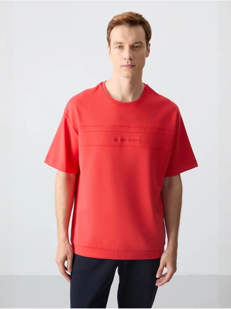 Conjunto de camiseta oversize y pantalón para hombre tommy Rojo - Kiabi