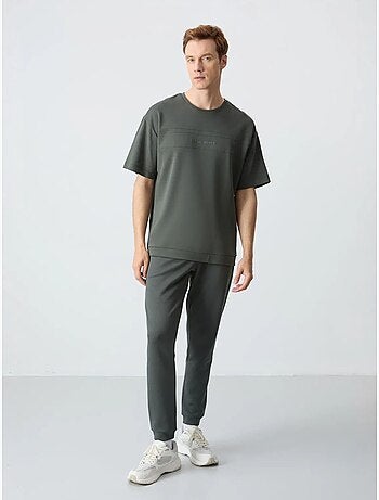 Conjunto de camiseta oversize y pantalón para hombre tommy