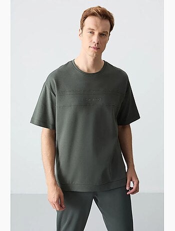 Conjunto de camiseta oversize y pantalón para hombre tommy