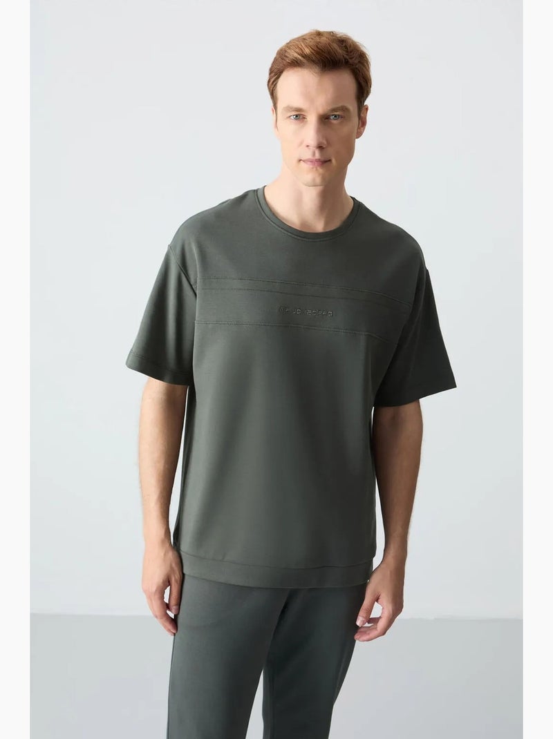 Conjunto de camiseta oversize y pantalón para hombre tommy Verde botella - Kiabi