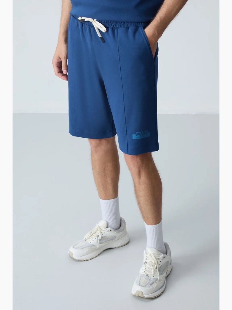 Conjunto de camiseta oversize y shorts para hombre tommy Azul real - Kiabi