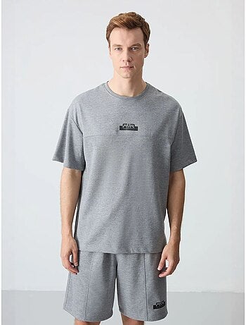 Conjunto de camiseta oversize y shorts para hombre tommy