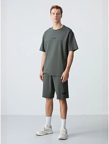 Conjunto de camiseta oversize y shorts para hombre tommy