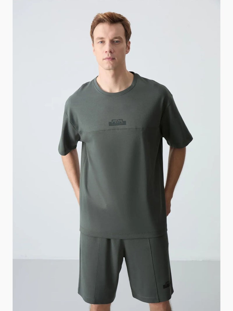 Conjunto de camiseta oversize y shorts para hombre tommy Gris negro - Kiabi