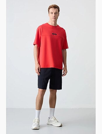 Conjunto de camiseta oversize y shorts para hombre tommy