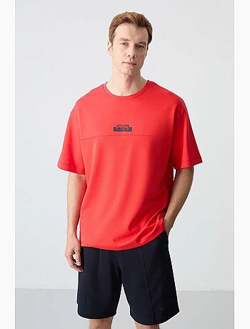 Conjunto de camiseta oversize y shorts para hombre tommy