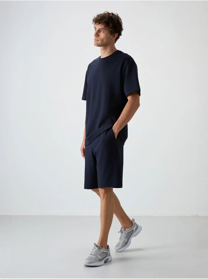 Conjunto de camiseta oversize y shorts tommy Azul marino - Kiabi