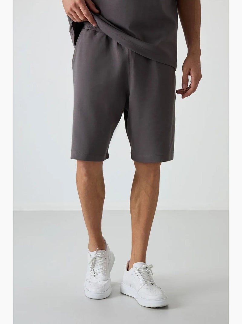 Conjunto de camiseta oversize y shorts tommy Gris negro - Kiabi