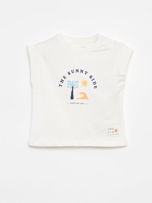 Conjunto de camiseta + pantalón ciclista estampado  - Grafik Edition - Kiabi