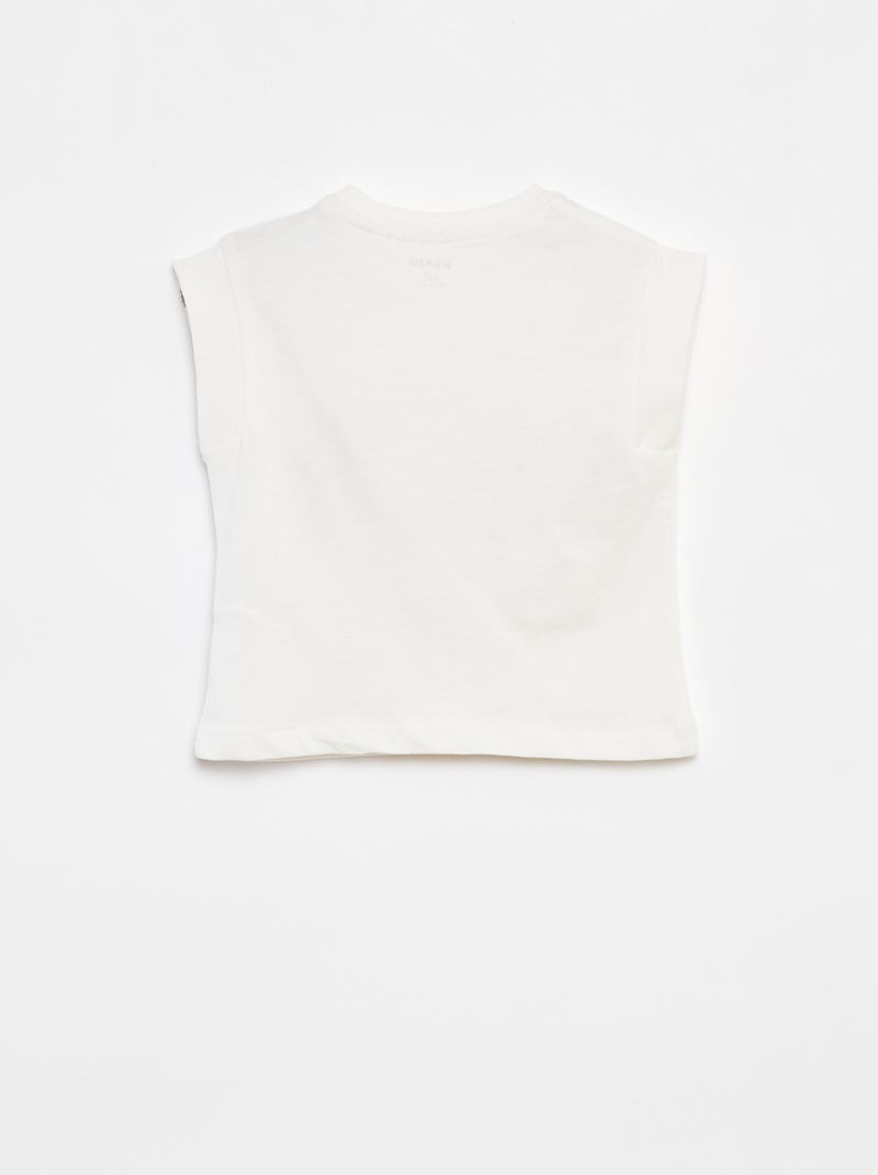 Conjunto de camiseta + pantalón ciclista estampado  - Grafik Edition Blanco - Kiabi