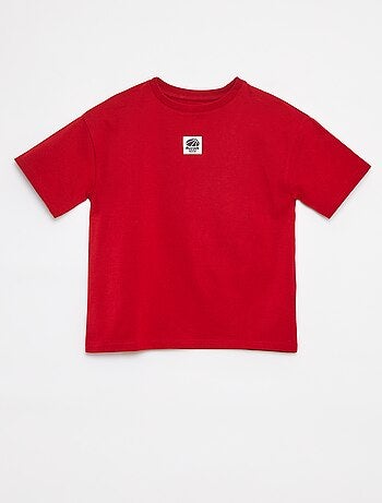 Conjunto de camiseta + pantalón corto bicolor - 2 piezas