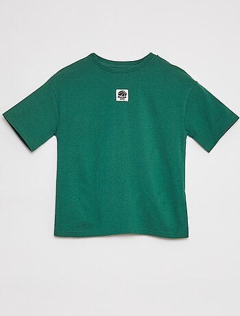 Conjunto de camiseta + pantalón corto bicolor - 2 piezas