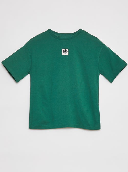 Conjunto de camiseta + pantalón corto bicolor  - 2 piezas - Kiabi