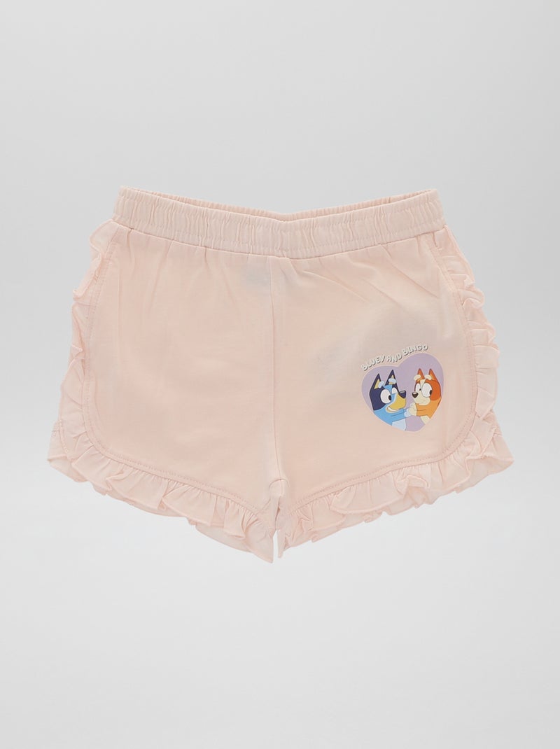 Conjunto de camiseta + pantalón corto 'Bluey' - 2 piezas PURPURA - Kiabi