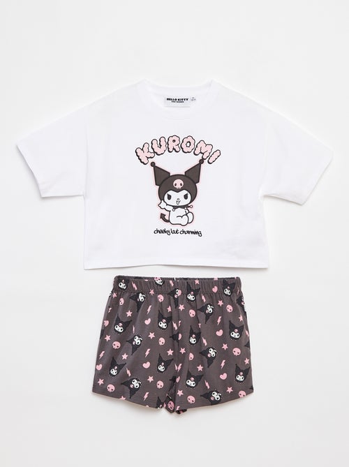 Conjunto de camiseta + Pantalón corto de pijama 'Hello Kitty' - 2 piezas - Kiabi