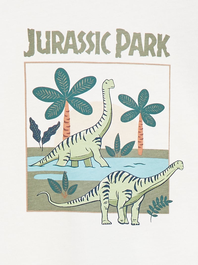 Conjunto de camiseta + pantalón corto 'Jurassic Park' - 2 piezas VERDE - Kiabi