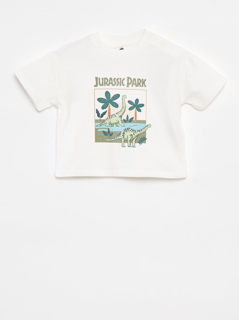 Conjunto de camiseta + pantalón corto 'Jurassic Park' - 2 piezas VERDE - Kiabi