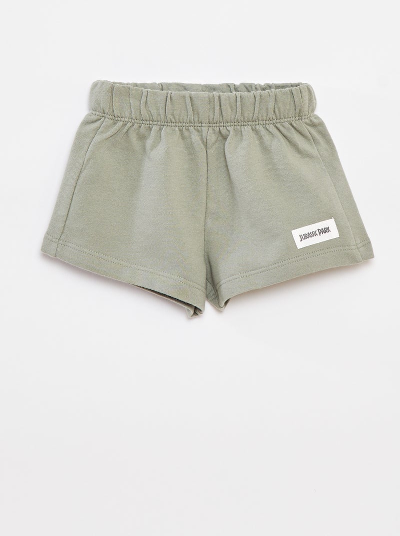 Conjunto de camiseta + pantalón corto 'Jurassic Park' - 2 piezas VERDE - Kiabi