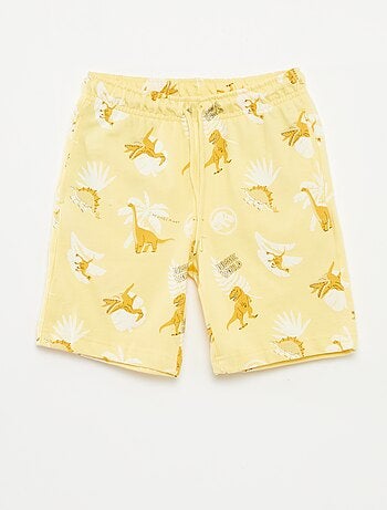 Conjunto de camiseta + pantalón corto 'Jurassic World' - 2 piezas