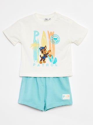 Conjunto de camiseta + pantalón corto 'La Patrulla Canina'