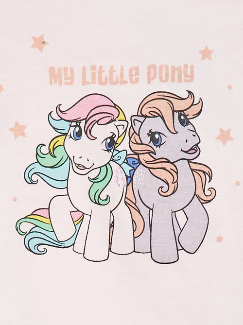 Conjunto de camiseta + pantalón corto 'Mi pequeño pony'  - 2 piezas - Kiabi