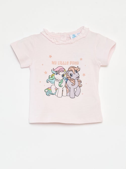 Conjunto de camiseta + pantalón corto 'Mi pequeño pony'  - 2 piezas - Kiabi
