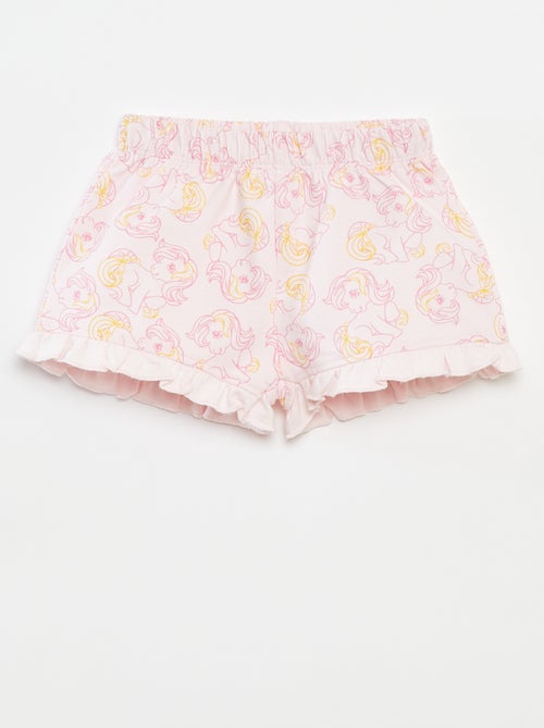 Conjunto de camiseta + pantalón corto 'Mi pequeño pony'  - 2 piezas - Kiabi