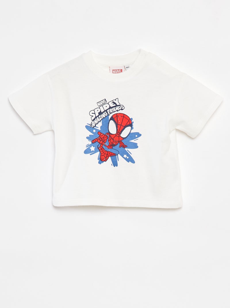 Conjunto de camiseta + pantalón corto 'Spider-Man' 'Marvel' - 2 piezas AZUL - Kiabi